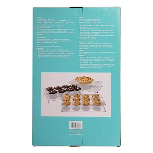6 Packs: 3 ct. (18 total) Stackable Cooling Racks by Celebrate It™